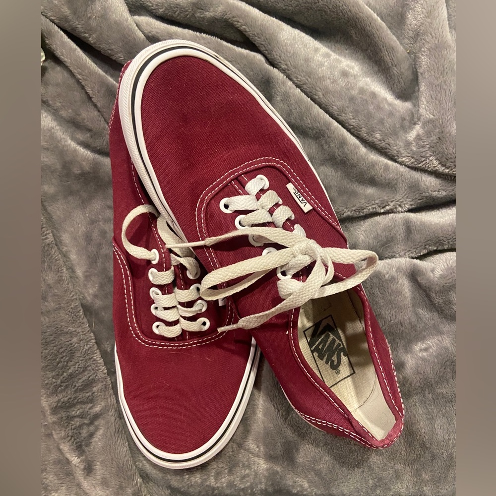 Maroon vans